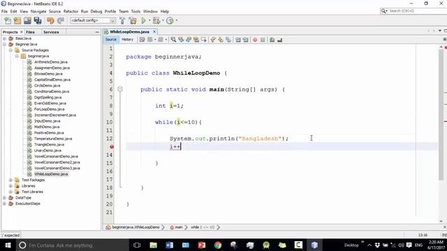 Java Bangla Tutorials 38 : while loop смотреть онлайн