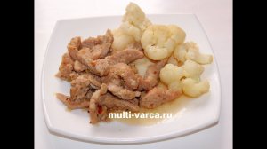 Тушеная свинина в соевом соусе в мультиварке Редмонд