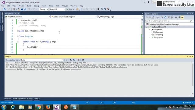 Cron job Using C# смотреть онлайн