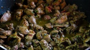 Печень с болгарским перцем