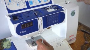 How to thread an Elna Lotus sewing machine