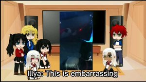Fate (Prisma Illya) reacts to Shirou Emiya