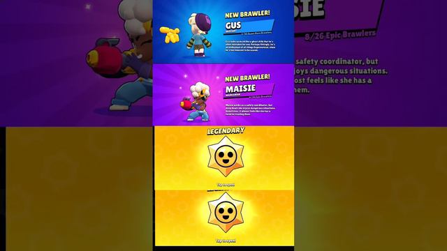 Legendary back to Back Star Drop Opening 🥶 #brawlstars #shorts