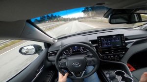 Тест драйв Тойоты Камри 2021 года, двигатель 2,5 Prestige Safety