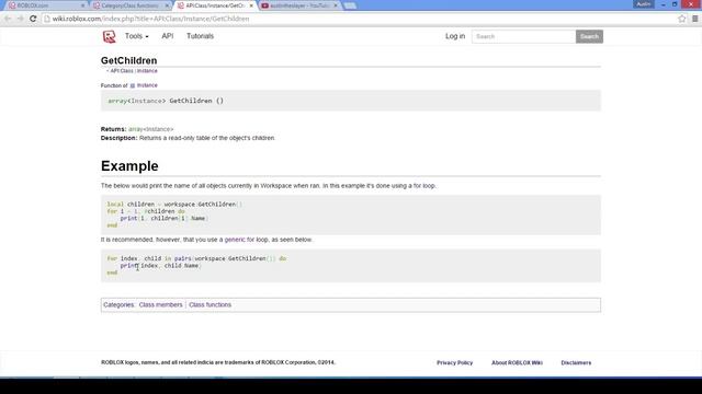 ROBLOX Lua Scripting Tutorial 8 - Built-in Functions смотреть онлайн