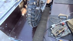 Крепление кроссового мотоцикла на прицепе "Универсал".