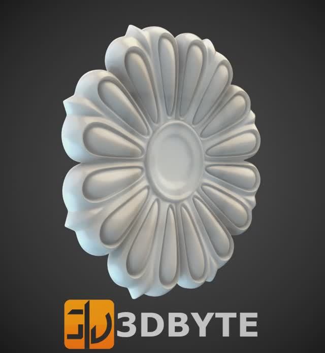 #3dmodel - Round #decor 12 || Круглый декор 12 #3dbyte #3dprint
