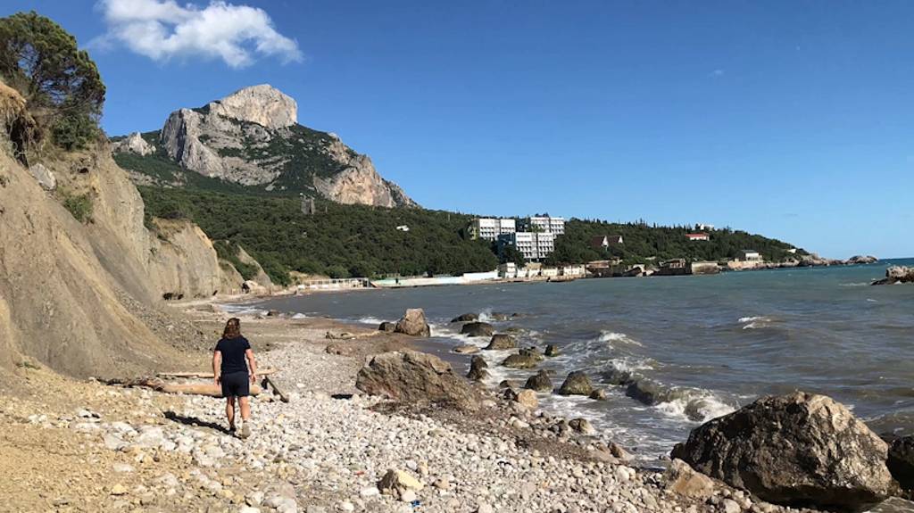 По Крыму пешком. Ласпи. Урочище Батилиман. Побережье и пляжи Ласпинской бухты