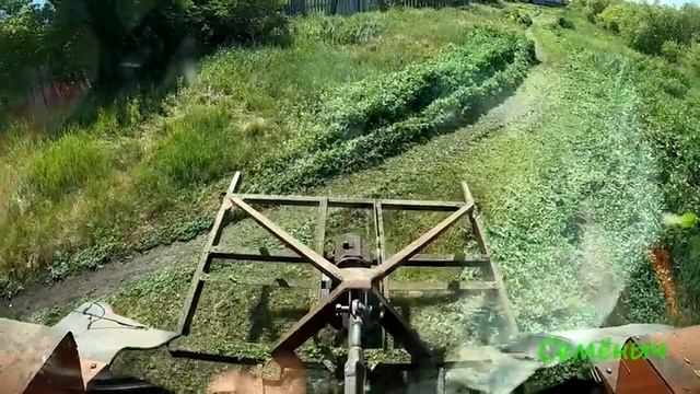 Косилка самодельная. Для Бурьянов и Сорняков. смотреть онлайн