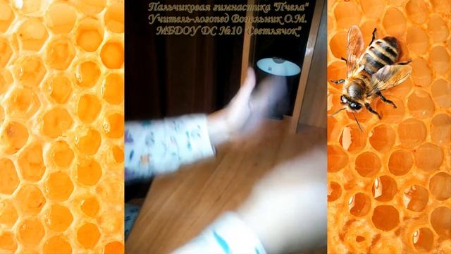 Пальчиковая гимнастика Пчела смотреть онлайн