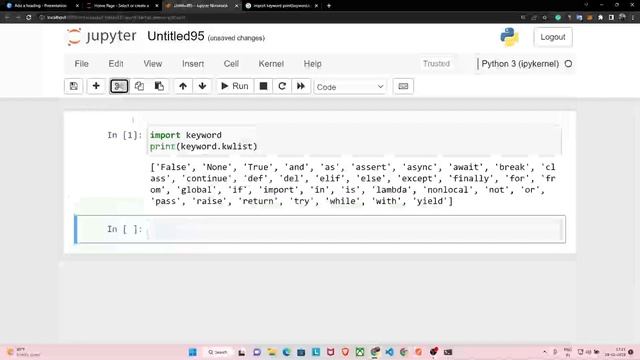 Tutorial - Keywords in Python Programming ?