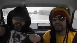 В машине ДПС Накуренный зачитал На!Смерть