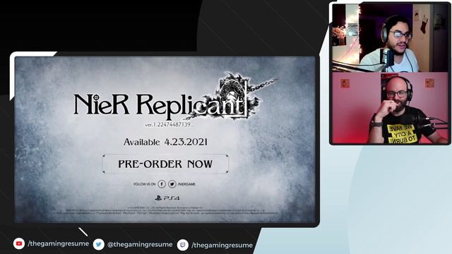 Nier Replicant Reaction | The Game Awards 2020 смотреть онлайн