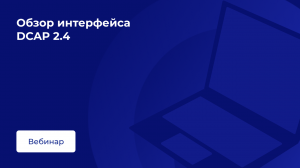 Обзор интерфейса DCAP 2.4