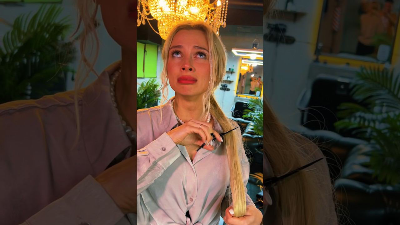 Отрезала косу ради Любимого ❤️❤️❤️ @annasadkina