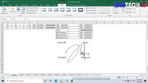 Cara Membuat Tanda Tangan di Microsoft Excel