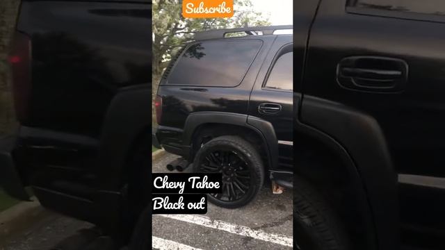 2005 Chevy Tahoe black out hear the acceleration  NICE ?