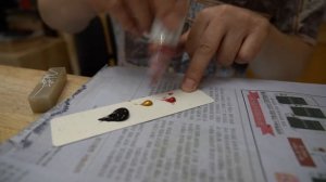 Процесс изготовления штампа ручной работы. Магазин традиционных корейских марок