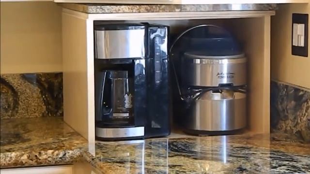 Демонстрация скрытого ящика для кухонных приборов. смотреть онлайн