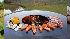 Очаг, гриль своими руками.