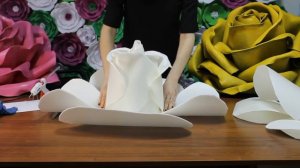 Изалоннан үлкен раушан гүлін жасаймыз.