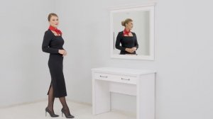 Туалетный столик и настенное зеркало STYLIUS лиственница сибирская от БРВ Мебель