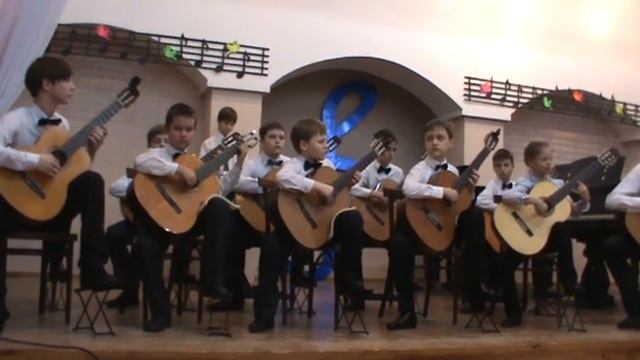 Ансамбль гитаристов "Баррэ", г.Волгодонск смотреть онлайн