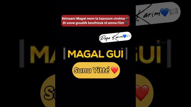 Papa Karim 💙🤍Mongui nianal nieup magalou diamak Salam 💙🤍