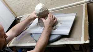 Air Dry Sculpting, Part 2 - covering with clay