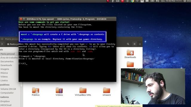 DOSBox - Emulando DOS no Linux смотреть онлайн