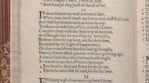 Shakespeare's Sonnet #32:  "If thou survive my well-contented day"