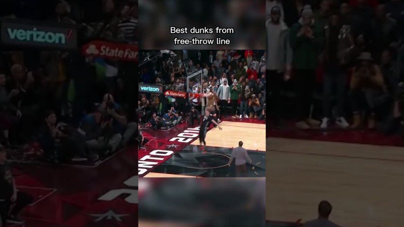 Best dunks from free-throw line