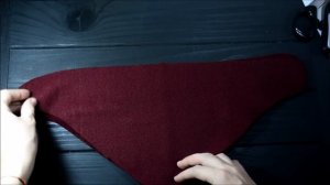 Как сшить манишку треугольник из флиса под куртку или комбенизон