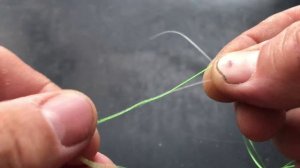 РЫБОЛОВНЫЙ УЗЕЛ - КАК СВЯЗАТЬ ЛЕСКУ МЕЖДУ СОБОЙ !ПРОСТО!