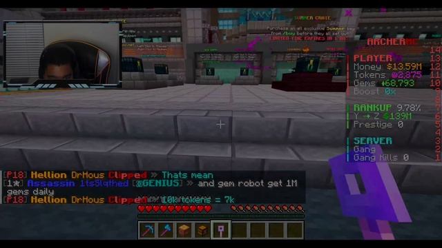 Minecraft- ArcherMC Prison Server Episode 13- X Mine смотреть онлайн