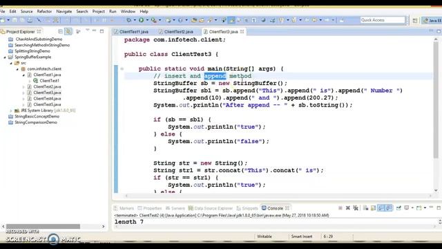 StringBuffer in Java|StringBuffer important methods