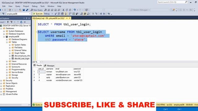 17. Boolean Operators in SQL Server | SQL Server Tutorial смотреть онлайн