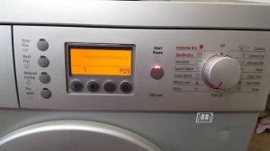 Bosch washer dryer fault mode and error reading