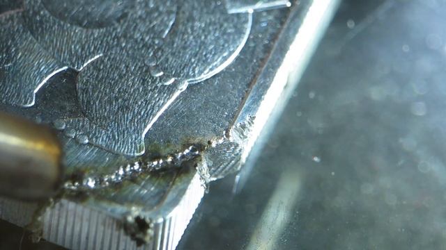 Лазерная сварка серебра на установке МУЛ-1