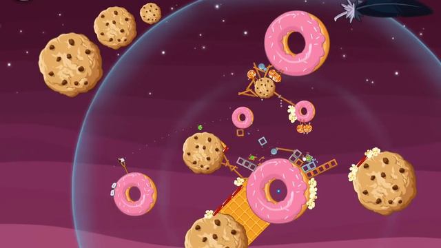 Angry Birds Space - Utopia - Bonus Feather level F-4 100% Walkthrough смотреть онлайн