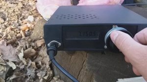 Самодельный трансивер на базе плати радиостанции Карат. Полевые испытания.