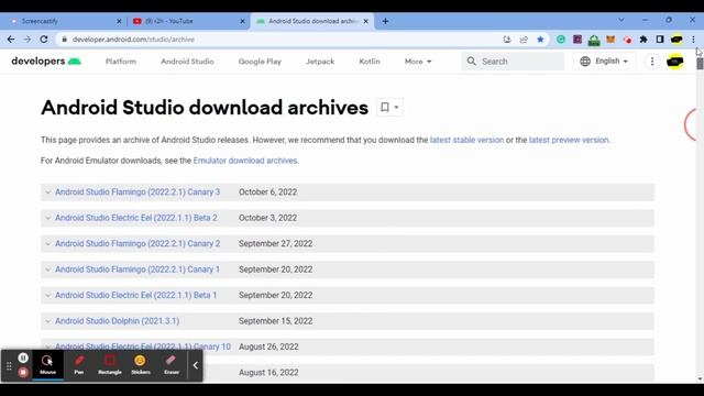 How to Download Android Studio Previous Version |find and download previous version of AndroidStudi смотреть онлайн