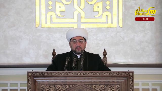 JONLI: Muftiy hazratlarining “Hazrati Imom” masjididagi juma mav’izalari (14.01.22) смотреть онлайн