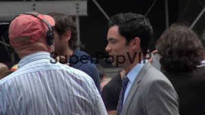 Danny Pino  on location in Times Square in New York, NY, ...