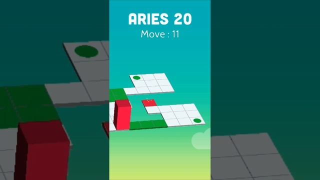 Bloxorz: Roll the Block Aries Level 20 Game Solved