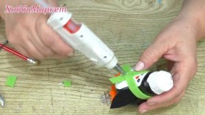 Сделала новогодние поделки из лампочек.  Легко, быстро, просто.  ХоббиМаркет