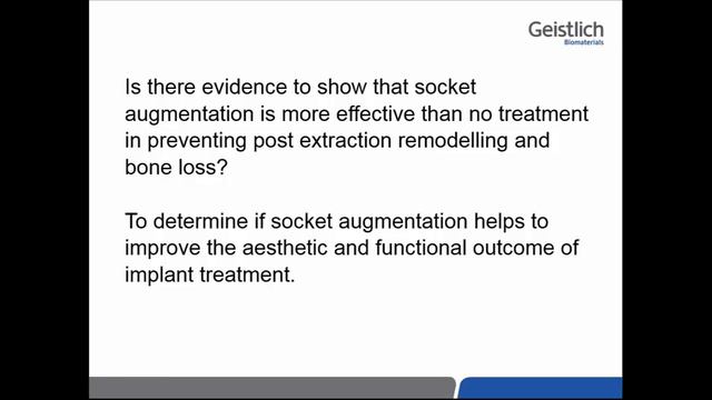 Webinar Ridge preservation and extraction socket management 30 09 15 смотреть онлайн