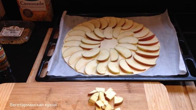 Яблочный пирог за 20 мин ★ ВЕГЕТАРИАНСКИЕ рецепты смотреть онлайн