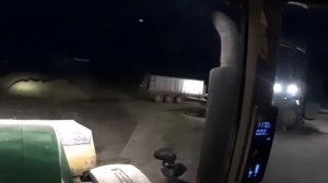 Ночной перегон 110 км на тракторе