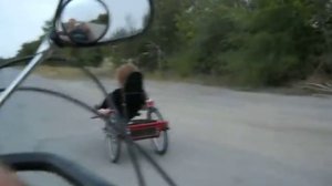 Поездка на "лежачих" велосипедах